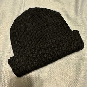 Black wool hat